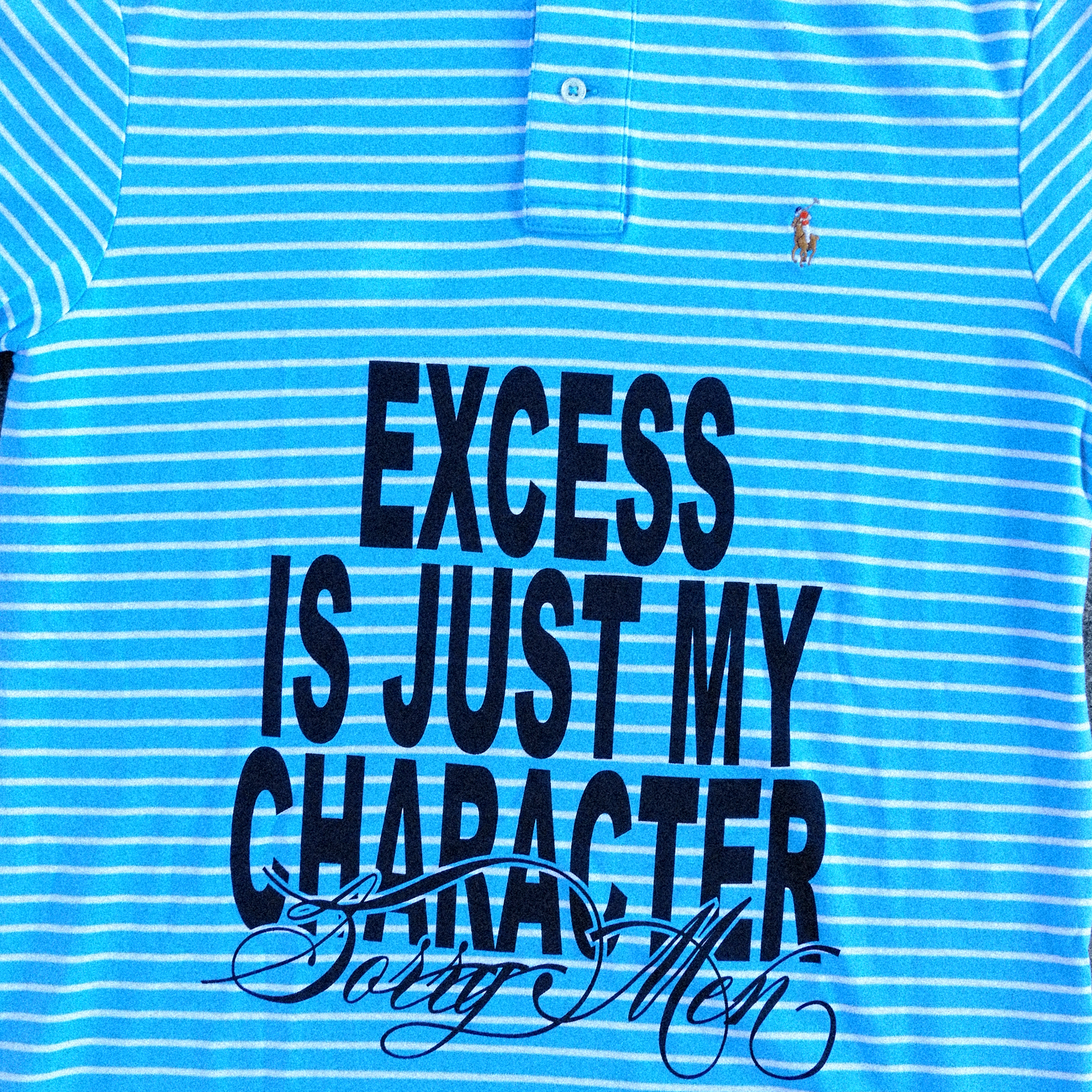 EXCESS - RAYAS AZULES Y BLANCAS