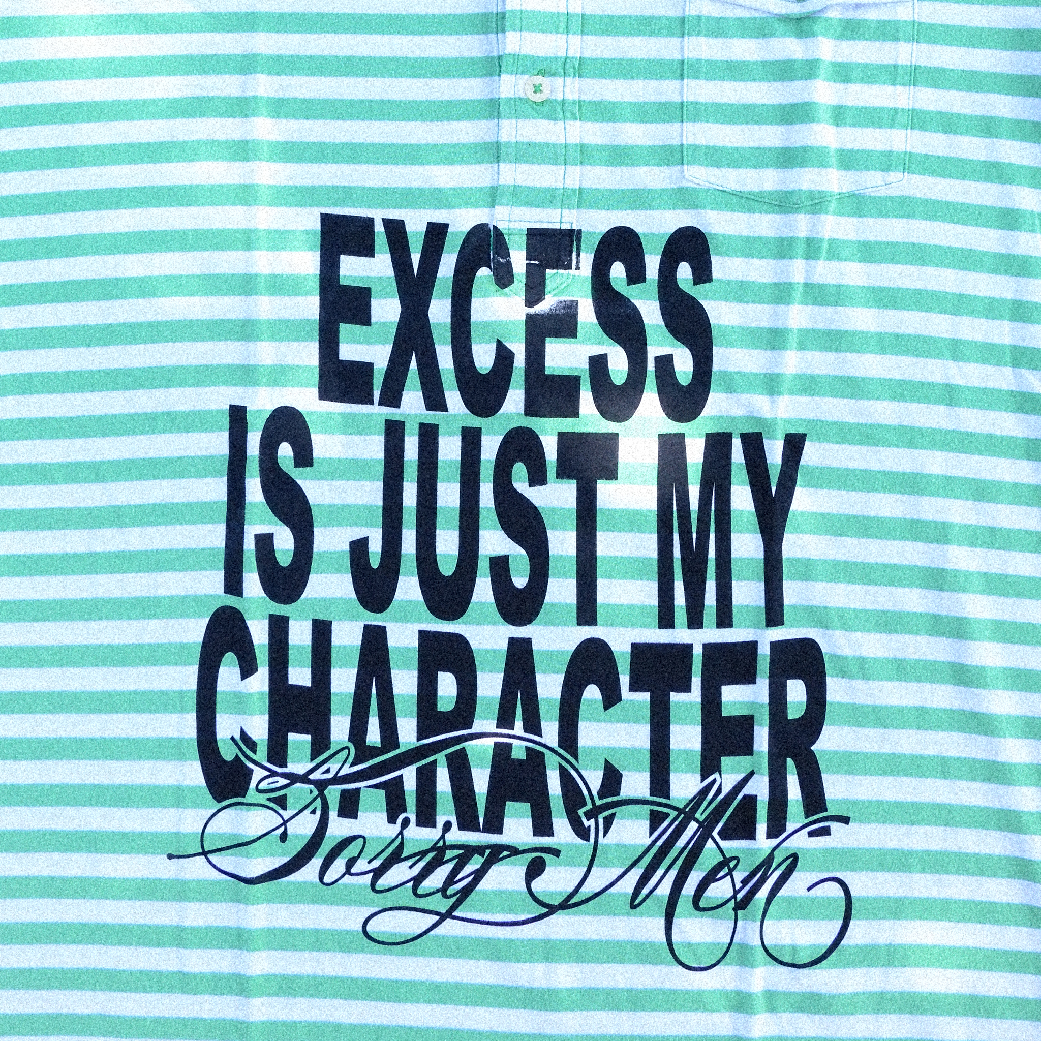 EXCESS - RAYAS VERDES Y BLANCAS