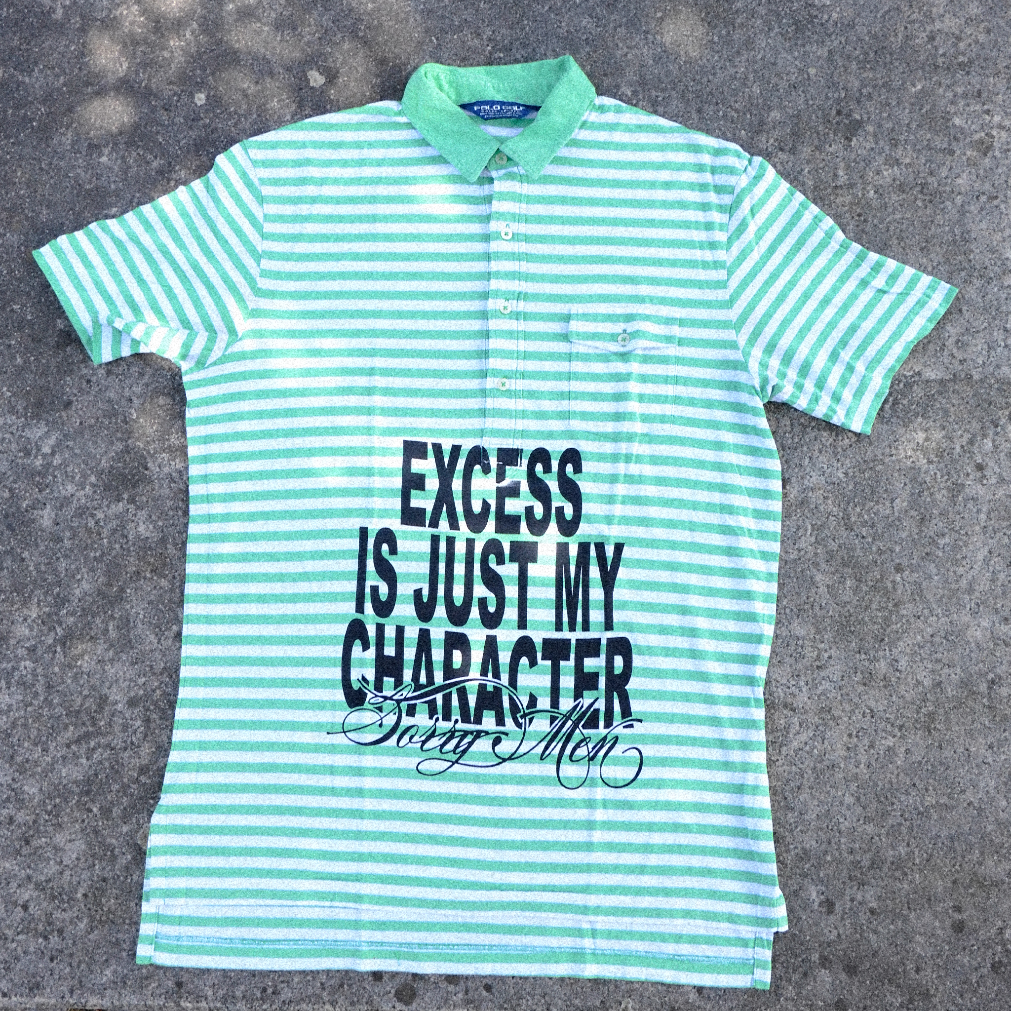 EXCESS - RAYAS VERDES Y BLANCAS